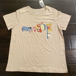 Disney Women’s Beige Winnie the Pooh Marching Band T-Shirt
